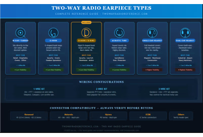 Two Way Radio Earpiece Selection Guide