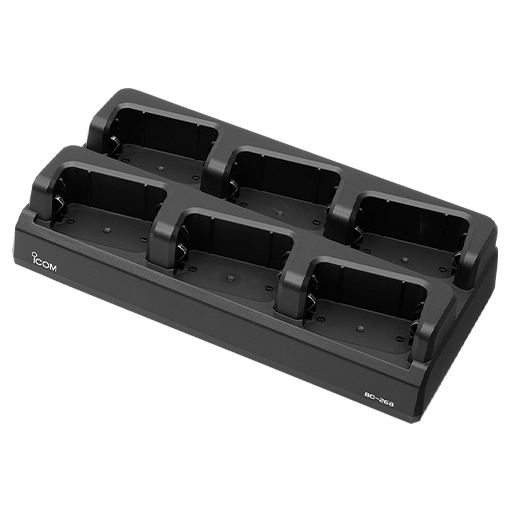 Photo of Icom BC268 Battery Charger - Drop-In Charging Tray, 6-Pocket - Fits F200