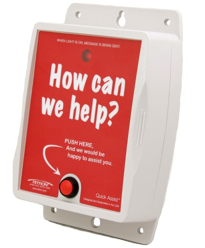 Photo of Ritron RQA-152M Customer Call Button - 1W, 1C, VHF(MURS)