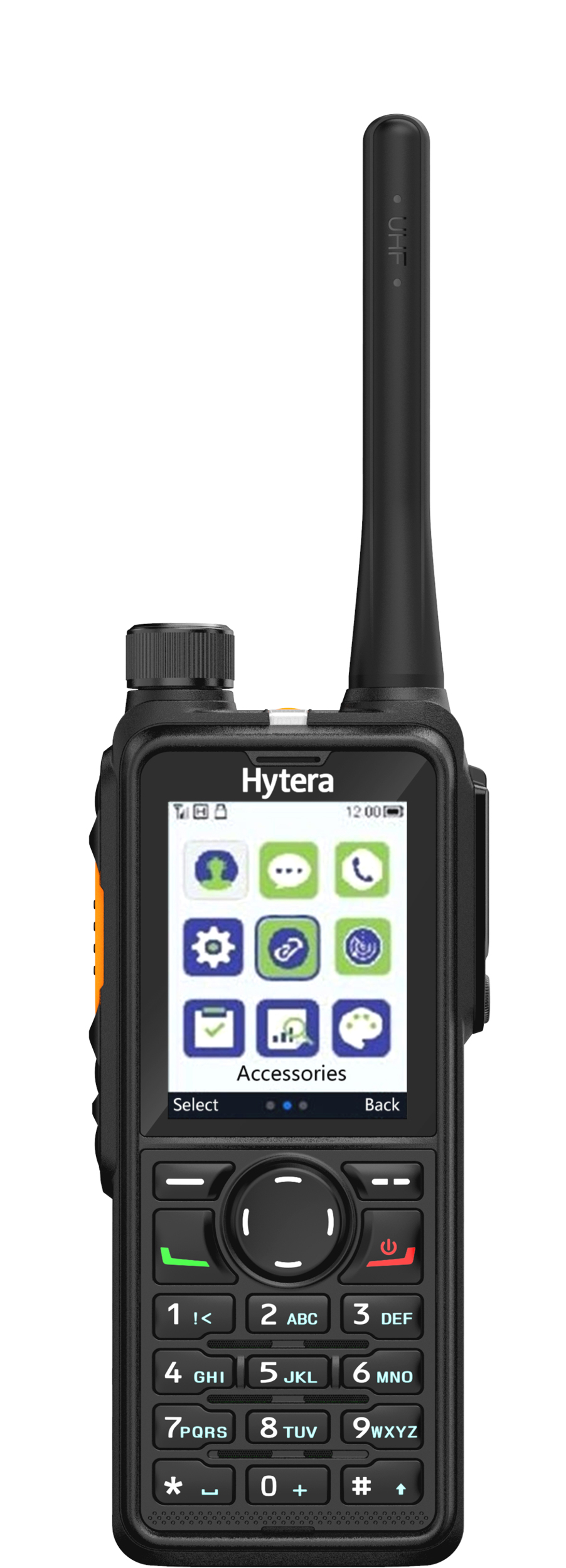 Photo of Hytera HP782-G-BT-Uv Two-Way Radio - 4W, 1024C, BT, DMR, DTMF, GPS, IP68, OLED, UHF(350-470MHz) - H08