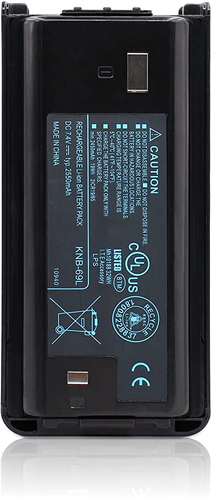 Photo of Kenwood KNB-69L Battery - 7.4V, 14Wh, 2500mAh, Li-Ion