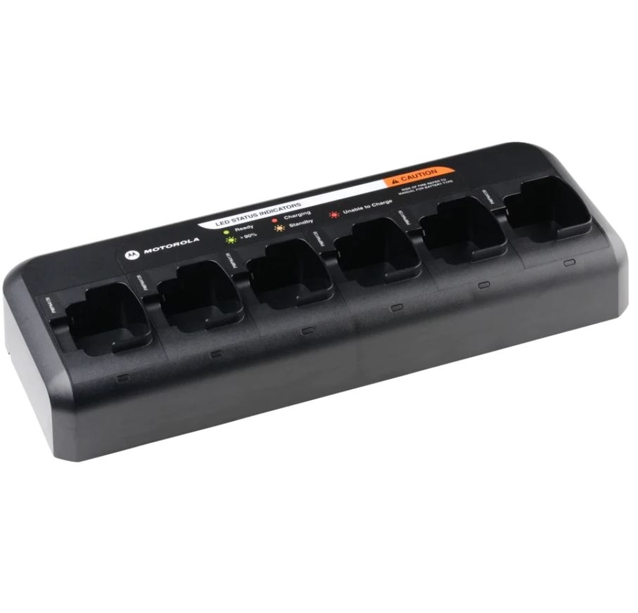 Photo of Motorola PMPN4184 Battery Charger - 6-Pocket - Fits BPR40
