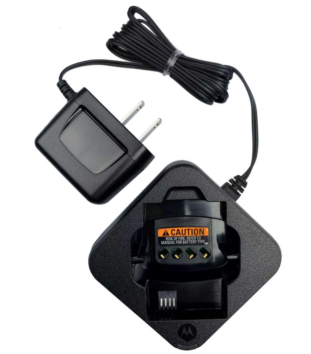 Photo of Motorola PMPN4529A Battery Charger - 120V AC Adapter, Rapid Rate, Drop-In Tray - Fits CLS Series - Replaces 56553
