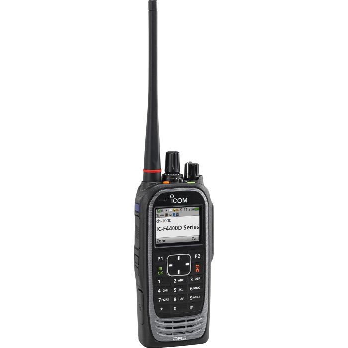 Icom F4400DT 71 Two-Way Radio - 4W, 1024C, IP67, Color LED, BT