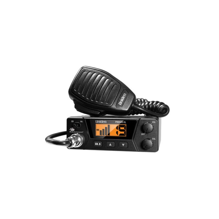 Uniden PRO505XL Compact CB Radio - PA System 40 Channel