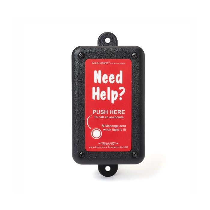 Transmitter Rqa Ritron RQA-1B Wireless Call Button Transmitter - Single Button - Use ...