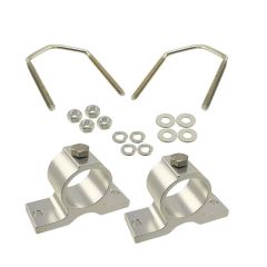 TECON FM2 Antenna Mounting Bracket - Up to 2.5in steel pole, 2 brackets - Fits Fiberglass Antenna